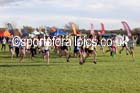 Girls under-15s Start fitness NEHL, South Shields. Photo: David T. Hewitson/Sports for All Pics